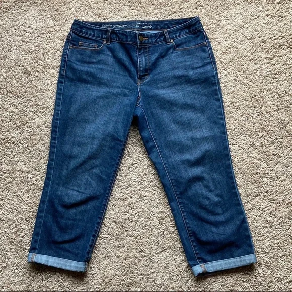 EUC*Coldwater Creek Cropped Jeans - Picture 2 of 6